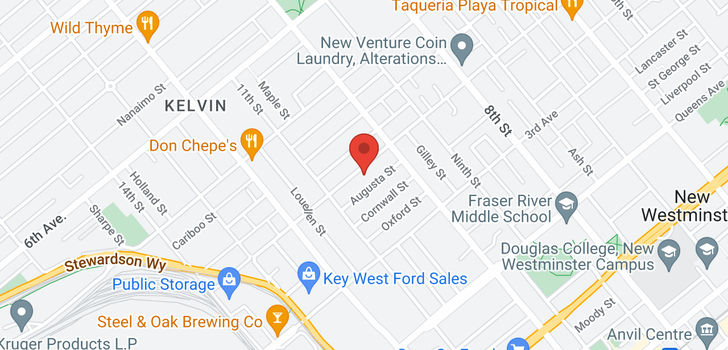 map of 1 1022 FOURTH AVENUE